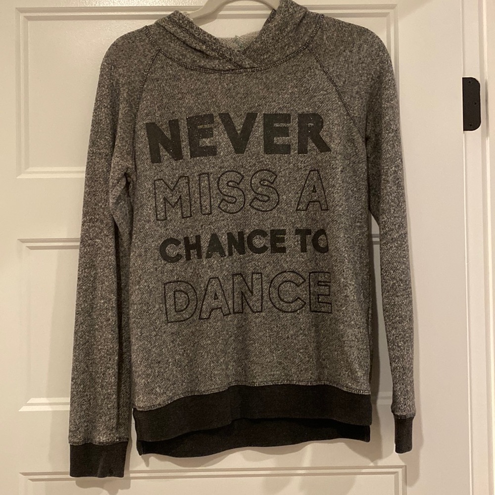 Black and gray long sleeve shirt
